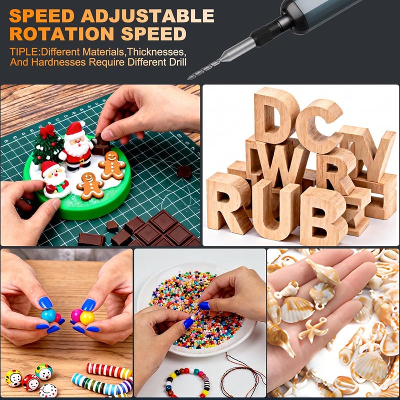 Tanso Mini Electric Screwdriver, 4.2V Precision Screwdriver Set Cordless Screwdrivers Rechargeable 76 In 1 Magnetic Bit Repair Tech Tool Kit for Electronics Computer Phone Laptop Camera RC Car Watch Glasses - Image 2